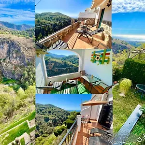  Apartment Axarquia , Frigiliana, Terraza Privada Con Vistas A La Montana Rio Y Al Mar Spain